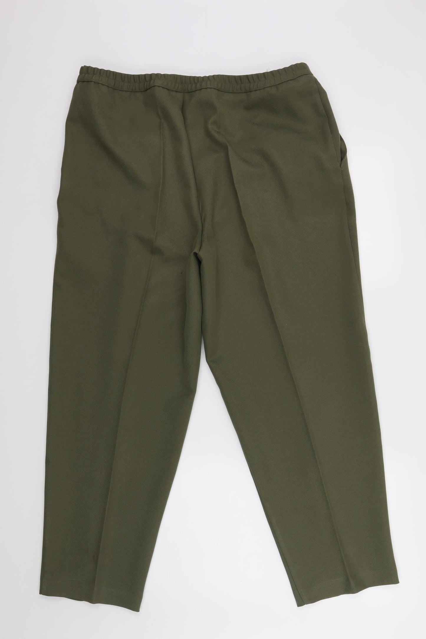 Slimtru Womens Green   Dress Pants Trousers Size 20 L27 in