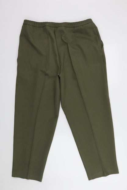 Slimtru Womens Green   Dress Pants Trousers Size 20 L27 in