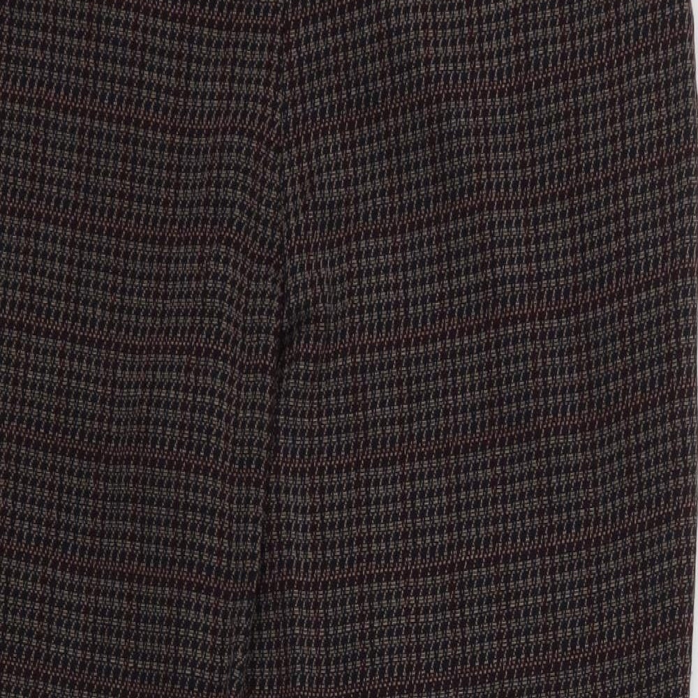 French Connection Womens Red Check  Dress Pants Trousers Size XL L26 in