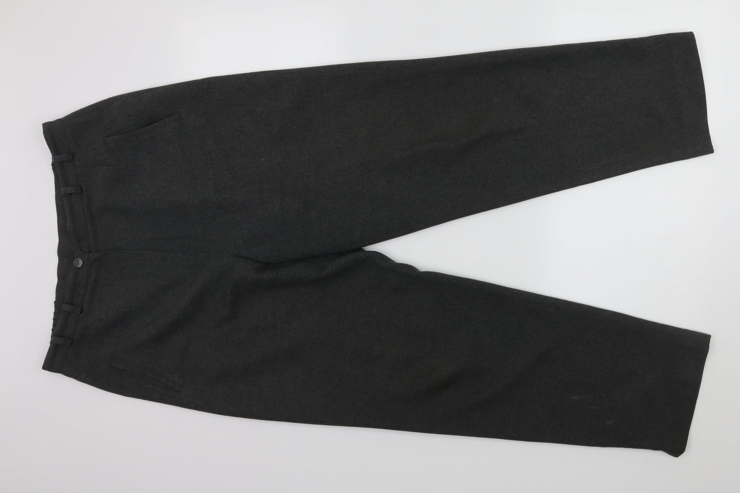 Bonmarché Womens Grey   Dress Pants Trousers Size 14 L28 in