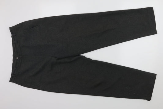 Bonmarché Womens Grey   Dress Pants Trousers Size 14 L28 in
