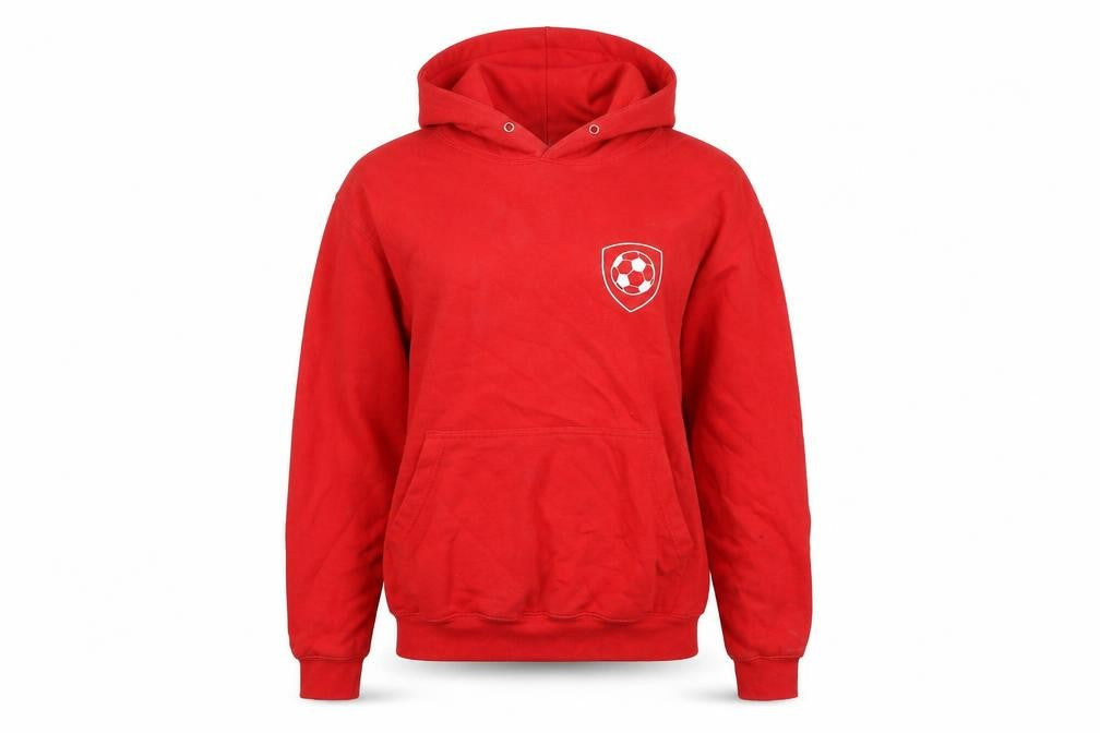 AWD Womens Red   Pullover Hoodie Size M  - POGBA
