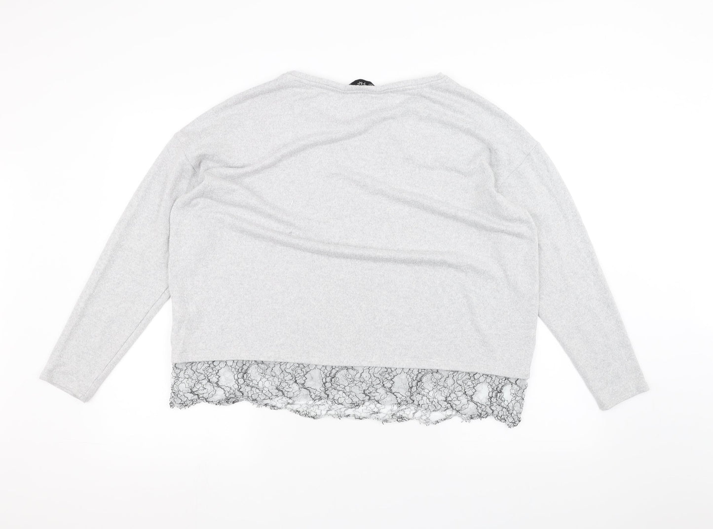 F&F Womens Grey   Pullover Jumper Size 18