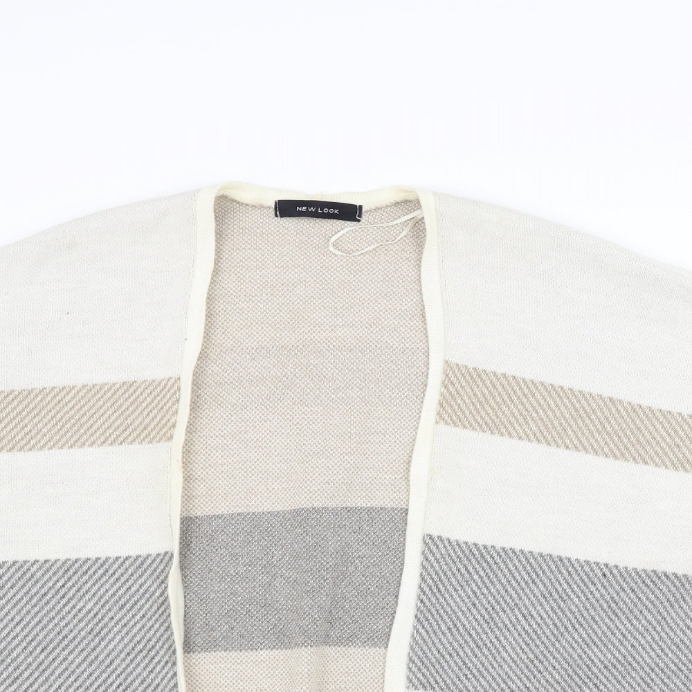 New Look Womens White   Jacket Coatigan One Size