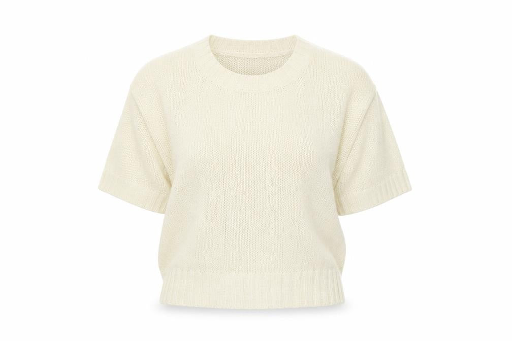 F&F Womens White  Knit Pullover Jumper Size 14