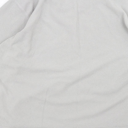 Brand and care label for Easy women’s grey jumper, size 2XL