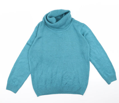 Preloved Damart Womens Blue   Pullover Jumper Size M - Front