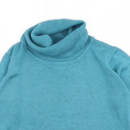 Preloved Damart Womens Blue   Pullover Jumper Size M - Detail