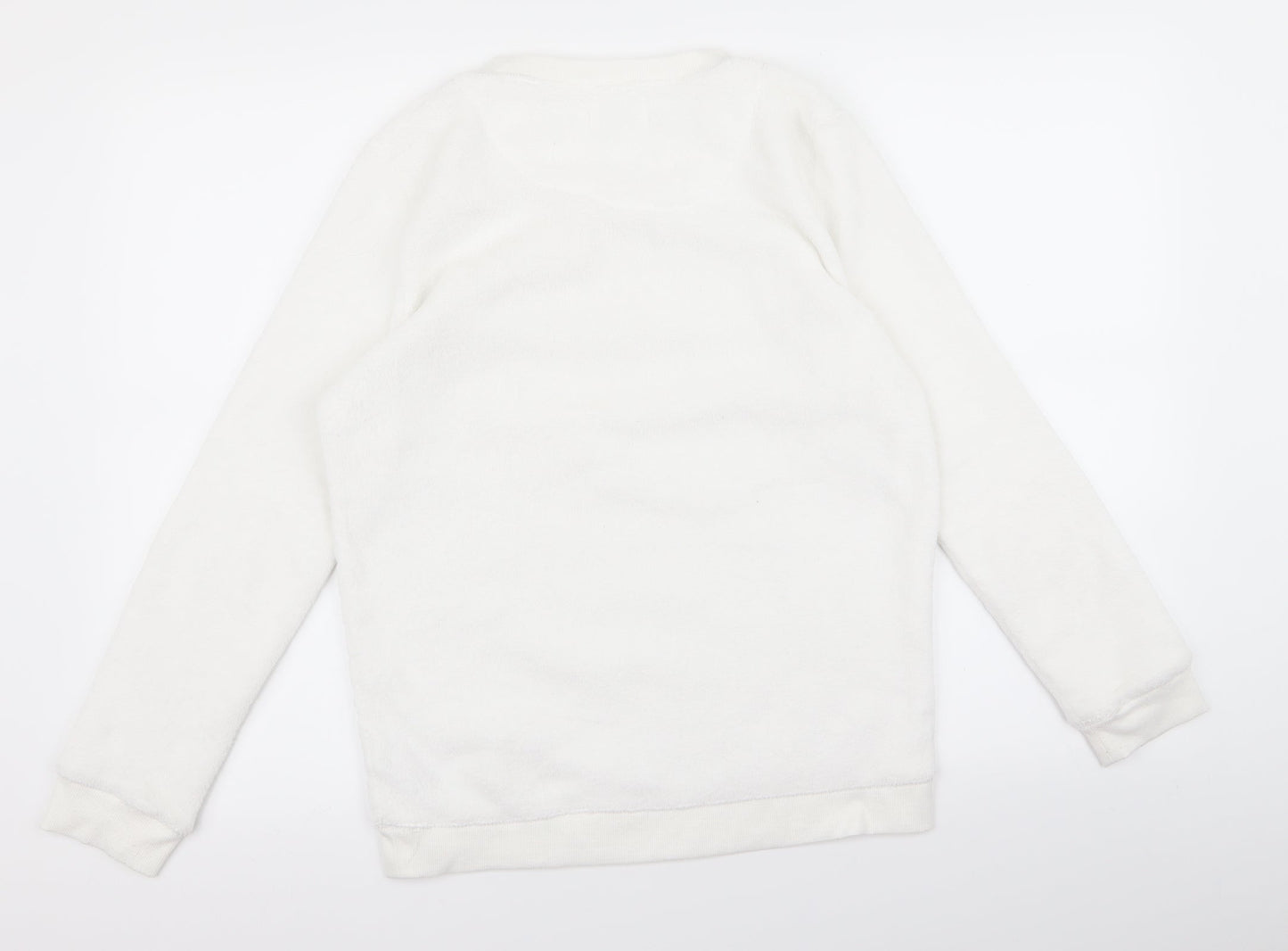 Preworn Womens White   Pullover Jumper Size 10