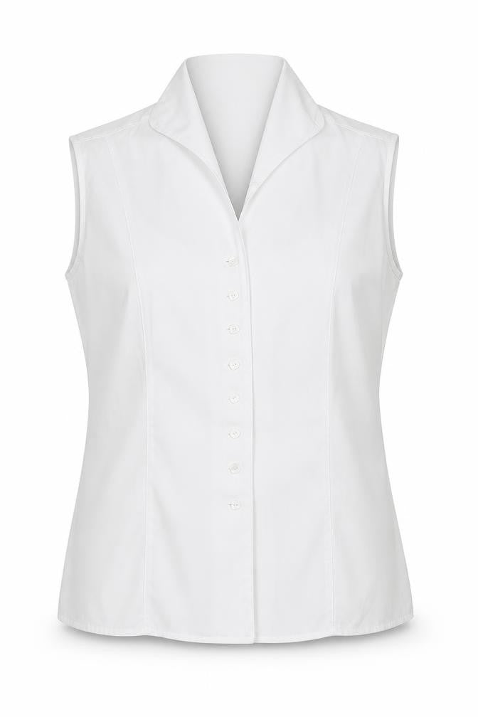 Anne Brooks Womens White   Basic Button-Up Size 14
