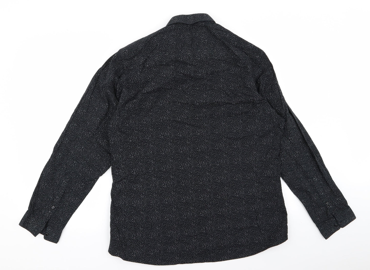 priamrk Womens Black   Basic Button-Up Size 14