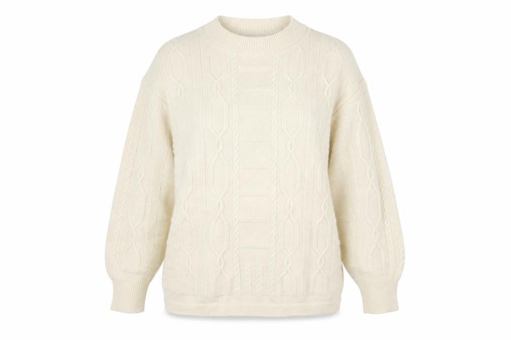 Preworn Womens Beige   Pullover Jumper Size 16  - v