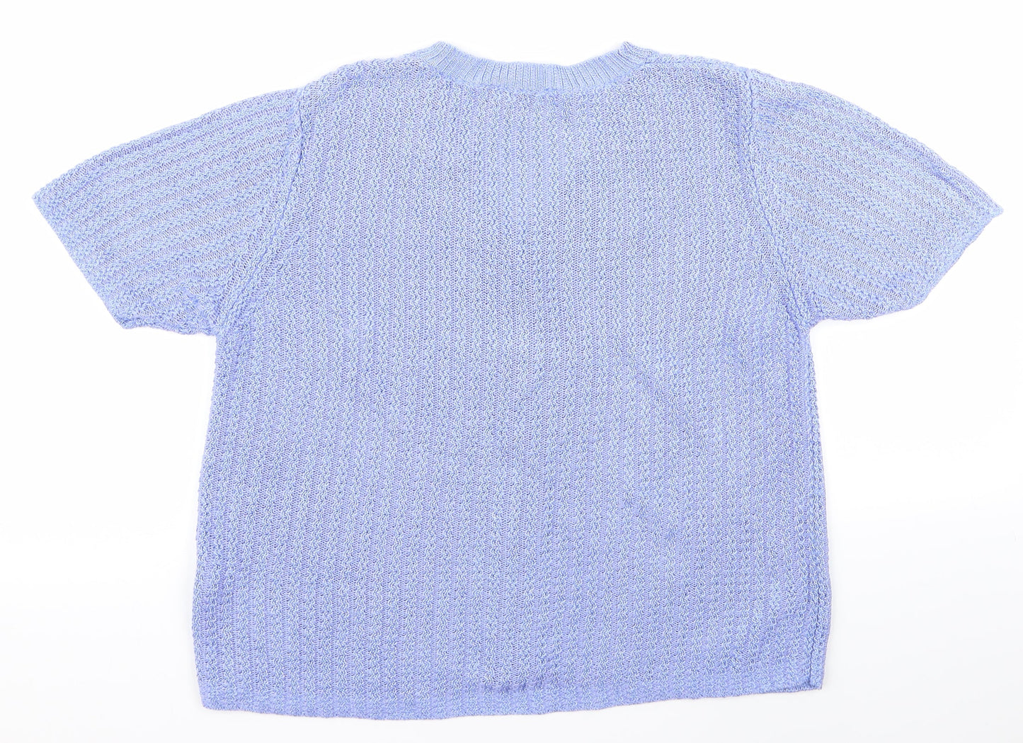 m&s Womens Blue   Cardigan Jumper Size 14