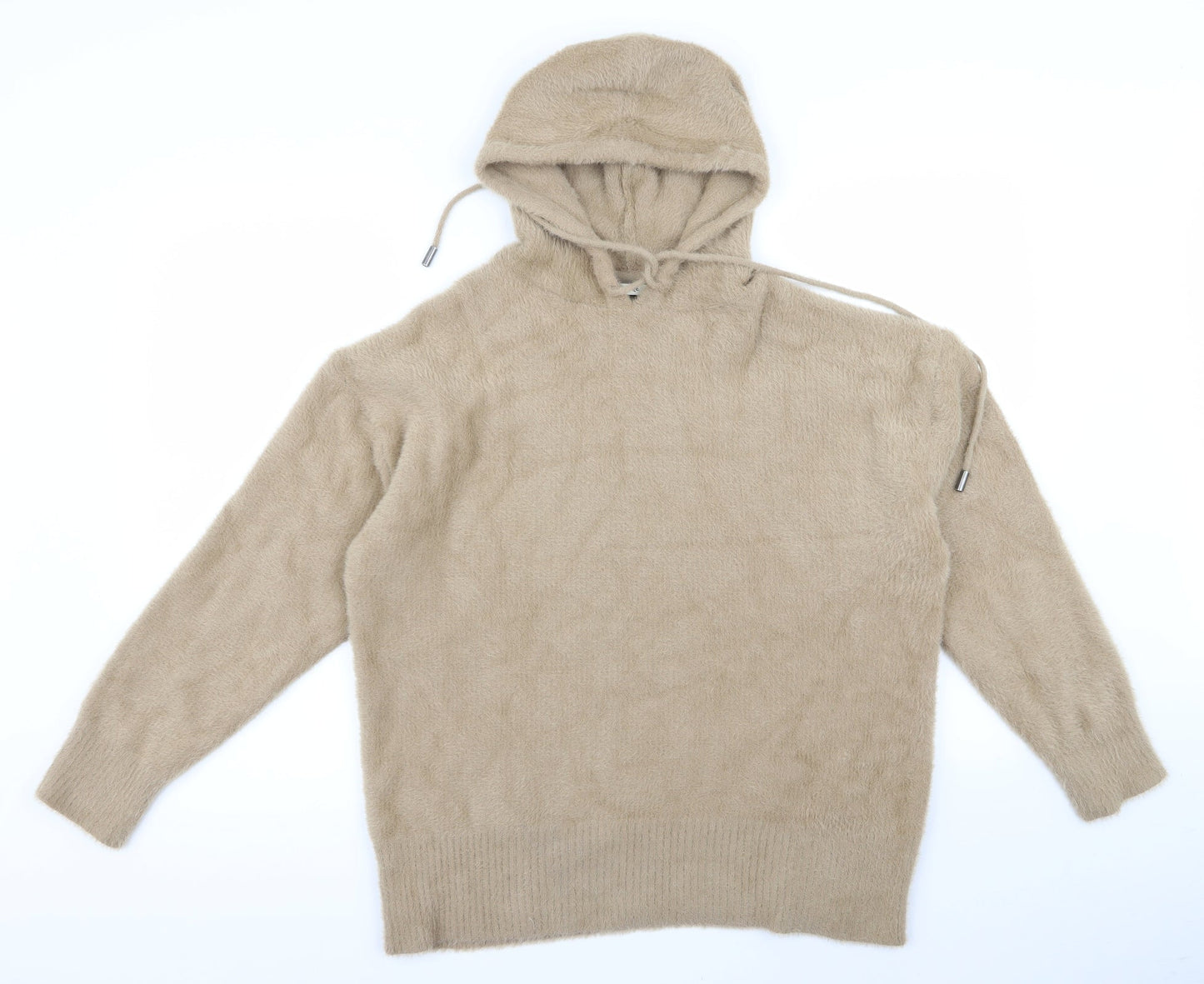George Womens Beige   Pullover Hoodie Size L