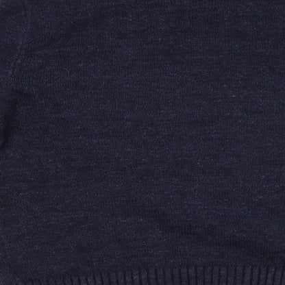 Preloved Gap Mens Blue Geometric  Pullover Jumper Size XS - Label