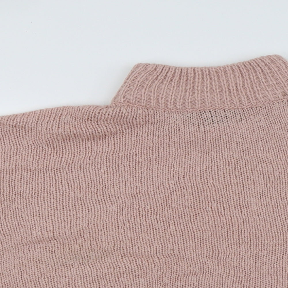 New Look Womens Pink   Pullover Jumper Size M