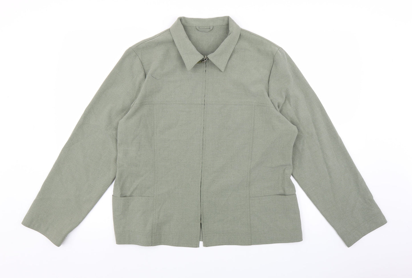 Bella Pasini Womens Green   Jacket  Size 18