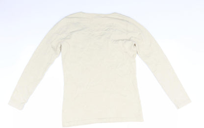 Preloved Together Womens Beige   Pullover Jumper Size XS - Back