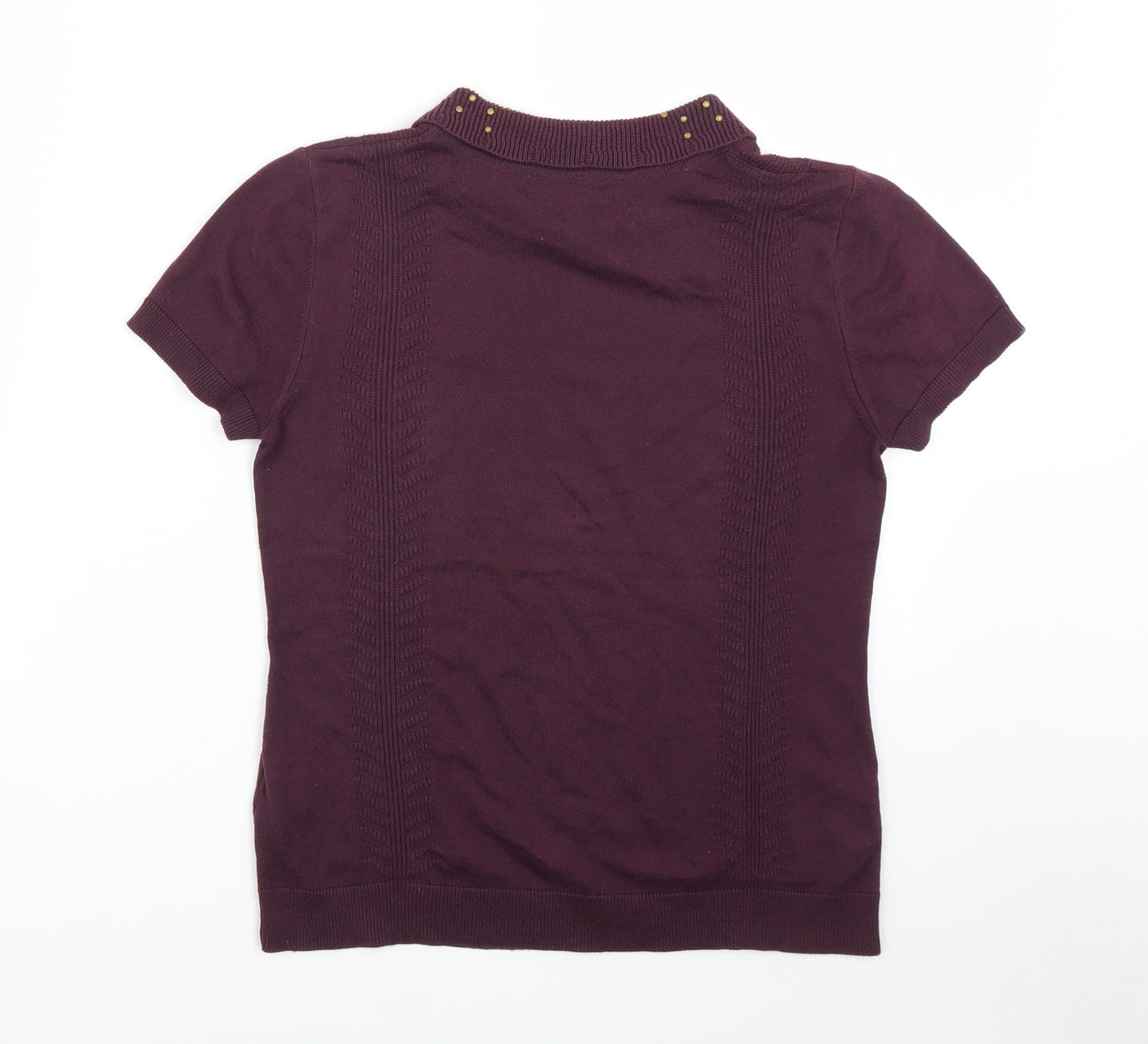 LIMITED Womens Purple   Basic T-Shirt Size 10