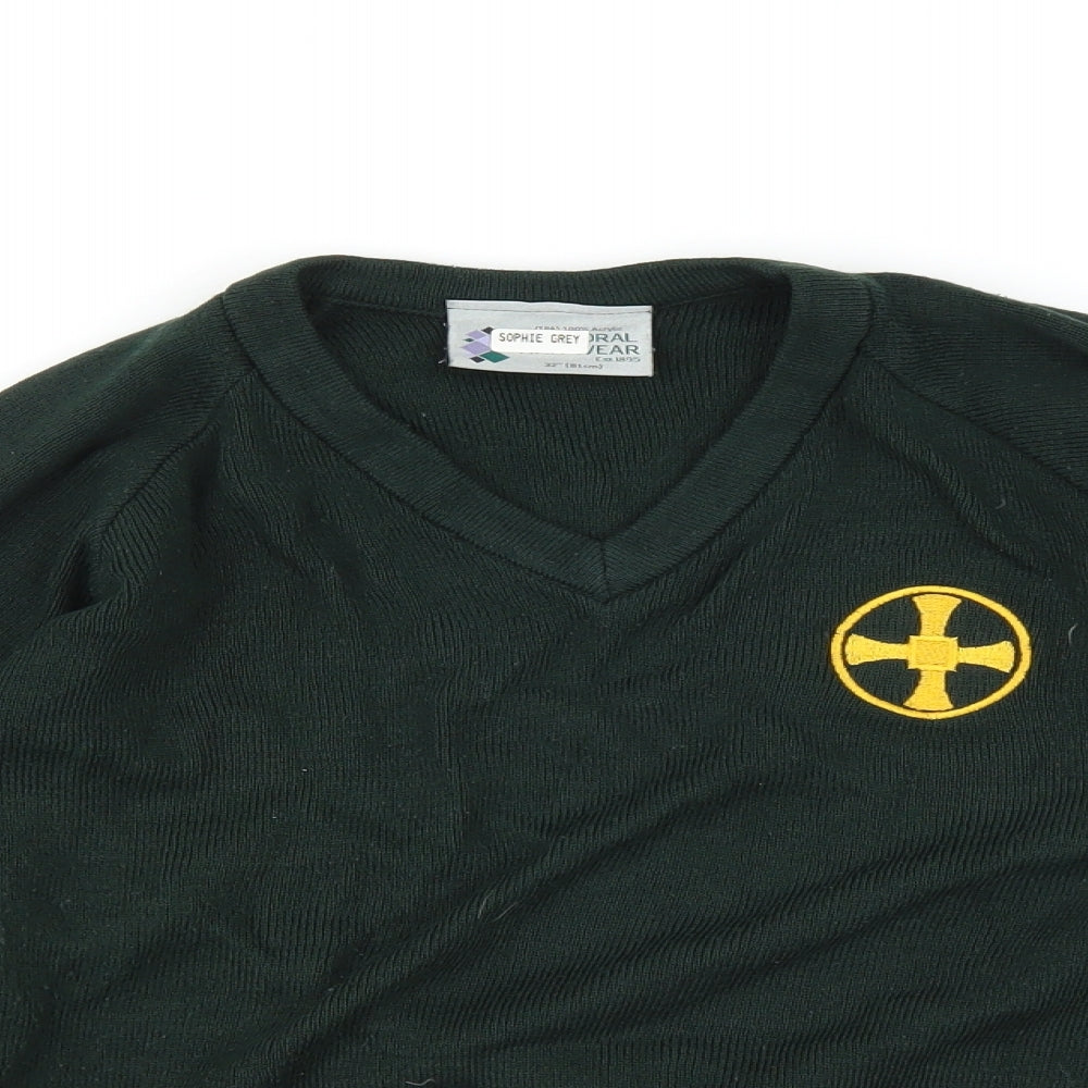 Balmoral Womens Green   Pullover Jumper Size M