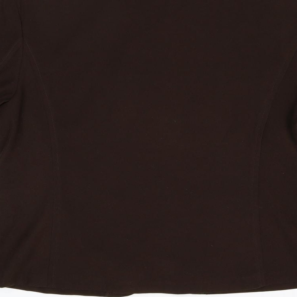Sarah Hamilton Womens Brown   Jacket  Size 12