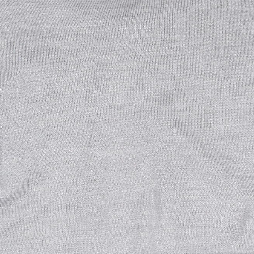 TU Womens Grey  Knit Cardigan Jumper Size 10
