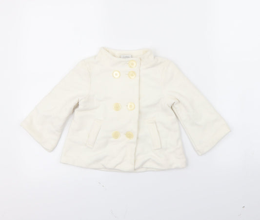 NEXT Girls White   Jacket  Size 12 Months