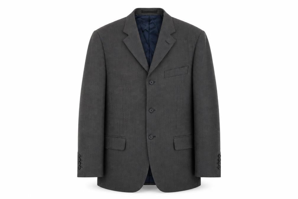Marks & Spencer Mens Blue   Jacket Blazer Size 40  - shoulder pads