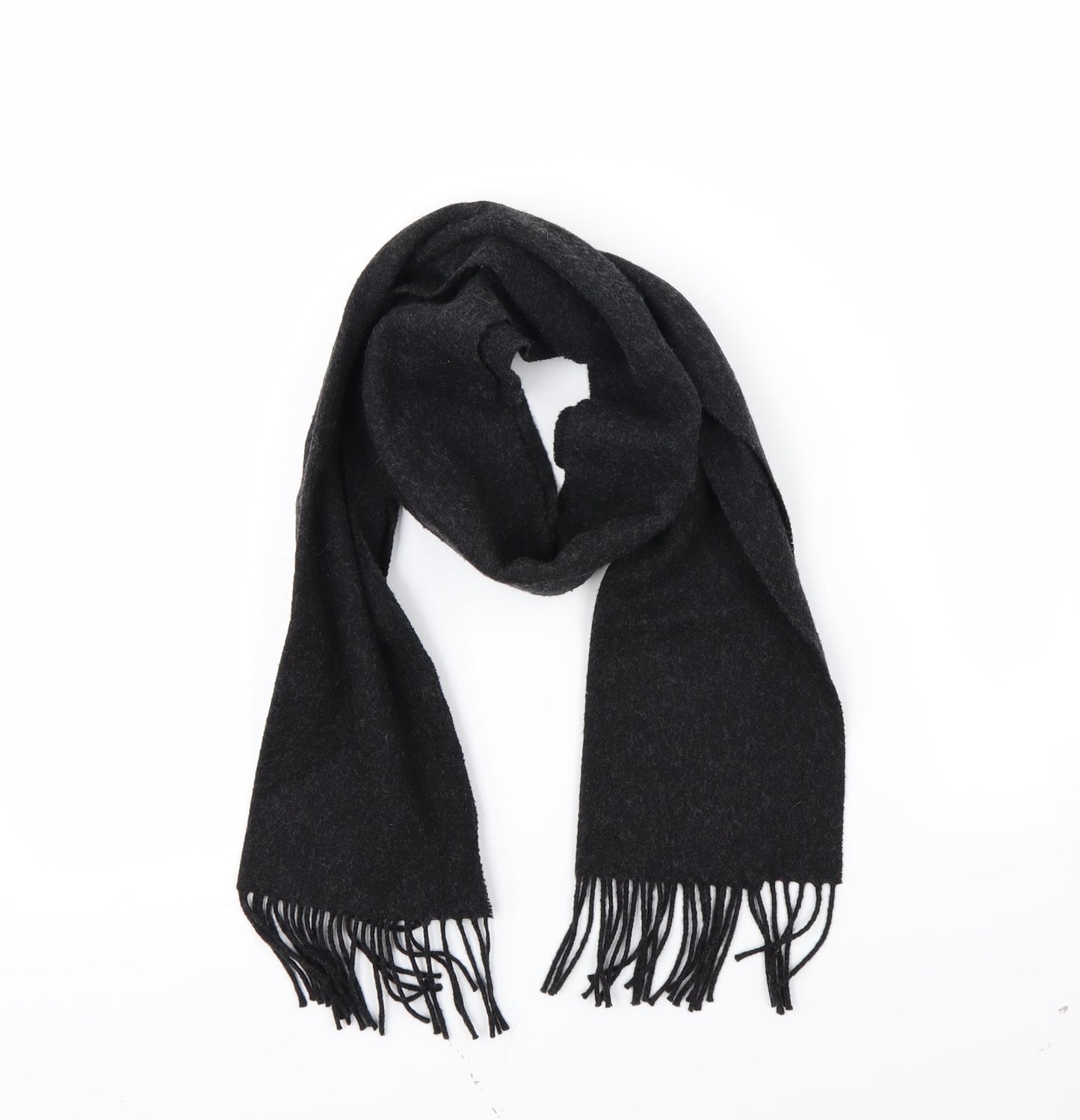 Preworn Womens Black    Scarf