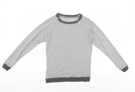 George Womens Grey Striped  Pullover Jumper Size 10