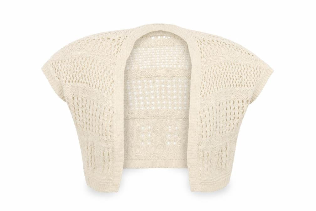 TU Womens White   Shrug Jumper Size 8