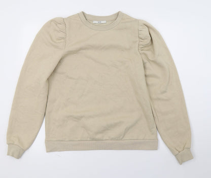 Preloved George Womens Beige  Jersey Pullover Sweatshirt Size S - Front
