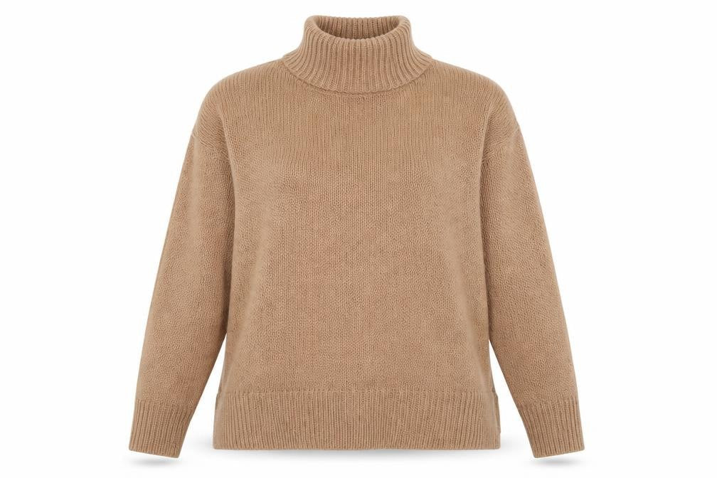 New Look Womens Brown  Knit Pullover Jumper Size M