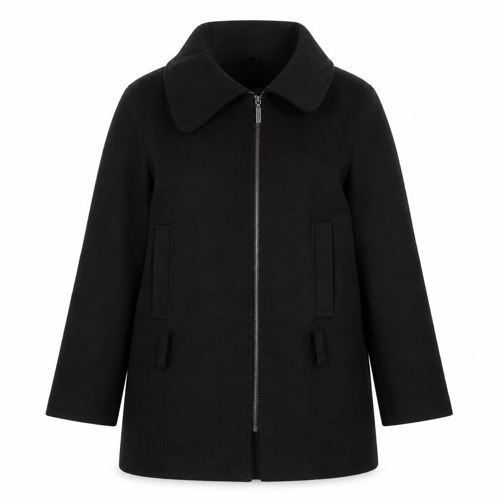 Sara Kelly Womens Black   Overcoat Coat Size 18