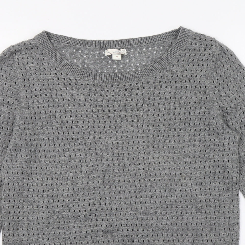 Gap Womens Grey  Knit Pullover Jumper Size S