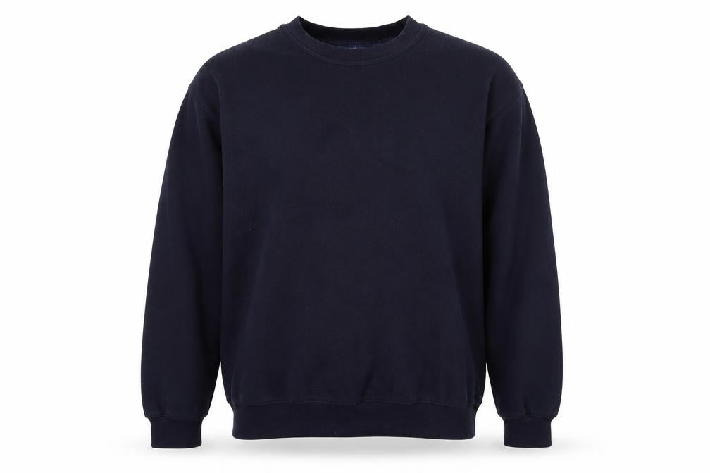 Easy Mens Blue  Jersey Pullover Sweatshirt Size L