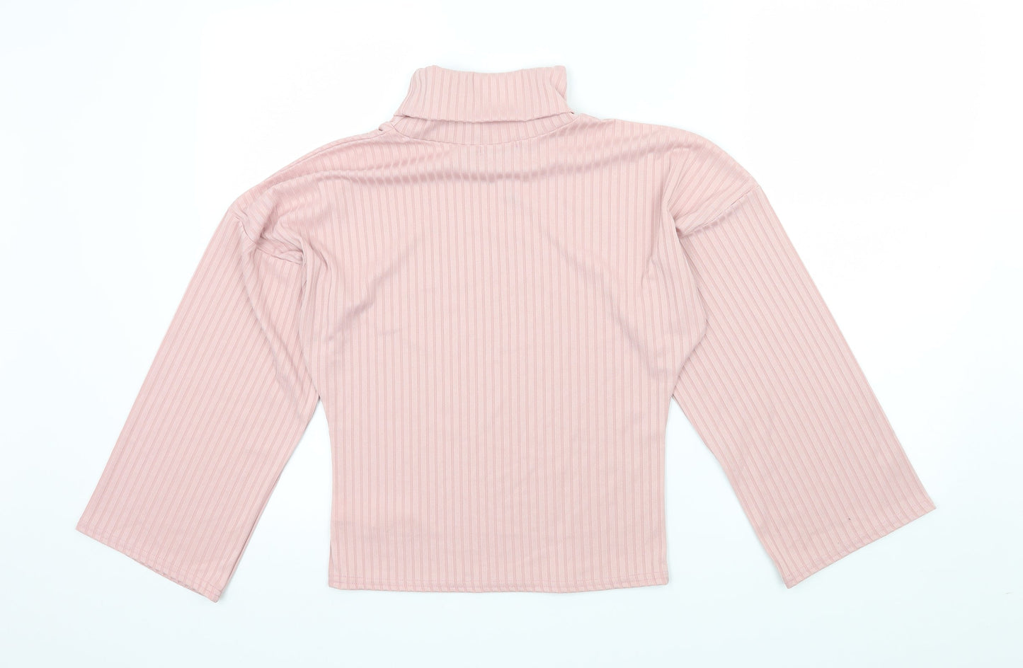 Nasty Gal Womens Pink  Jersey Basic T-Shirt Size 6