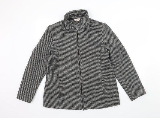 Bonmarché Womens Green  Knit Jacket Coat Size 16