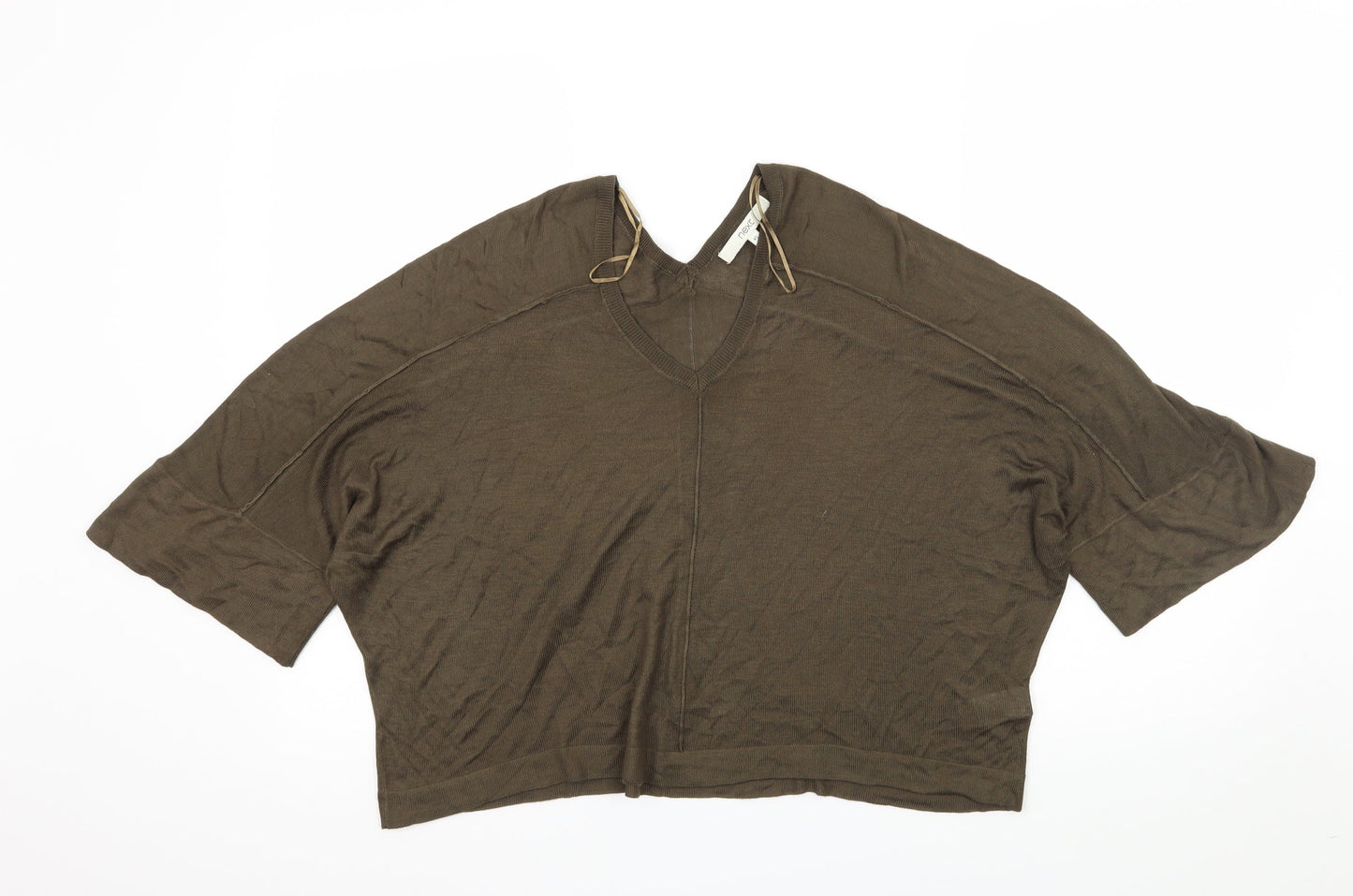 NEXT Womens Green  Knit Basic T-Shirt Size XS