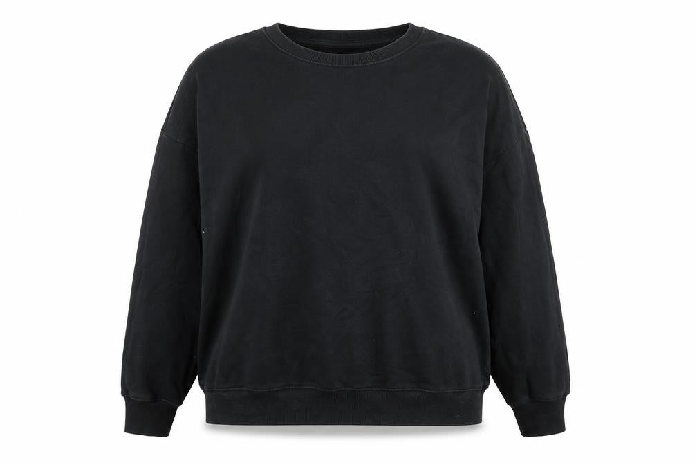 ASOS Womens Black  Jersey Pullover Sweatshirt Size 18