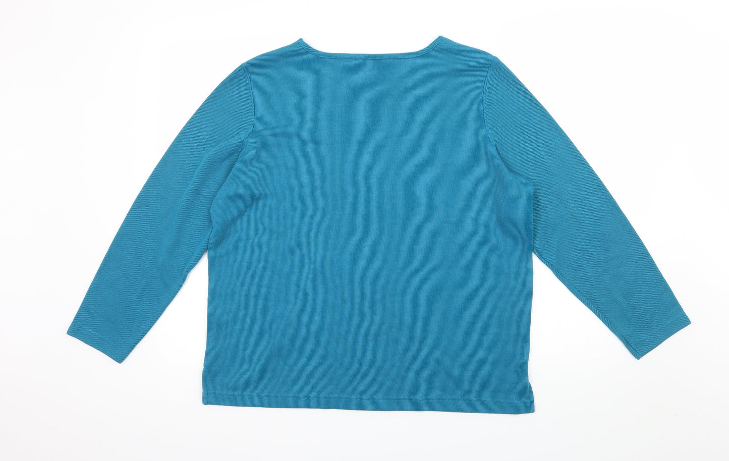 Bm collection Womens Blue  Knit Pullover Jumper Size M