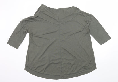 Marks & Spencer Womens Green  Knit Pullover Jumper Size 14