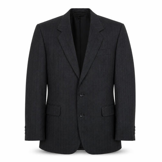 Varteks Mens Black Striped  Jacket Blazer Size 42