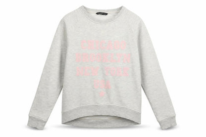 Candy Couture Girls Grey   Pullover Jumper Size 14 Years