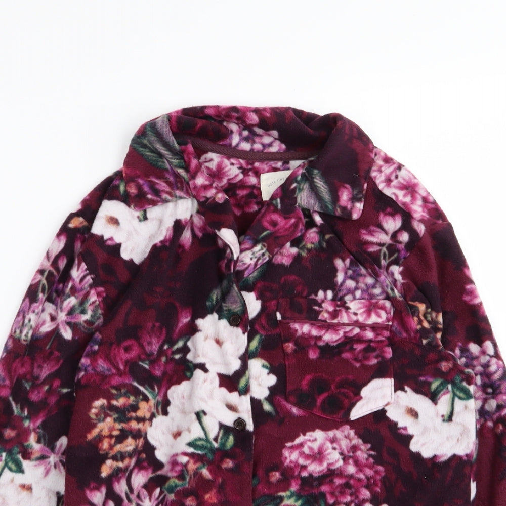 NEXT Womens Purple Floral  Top Pyjama Top Size 6