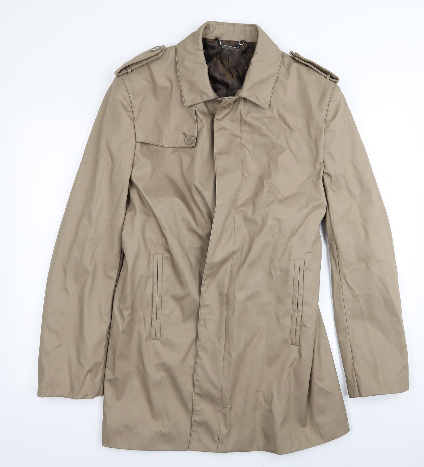 Blazer Womens Beige   Overcoat Coat Size M
