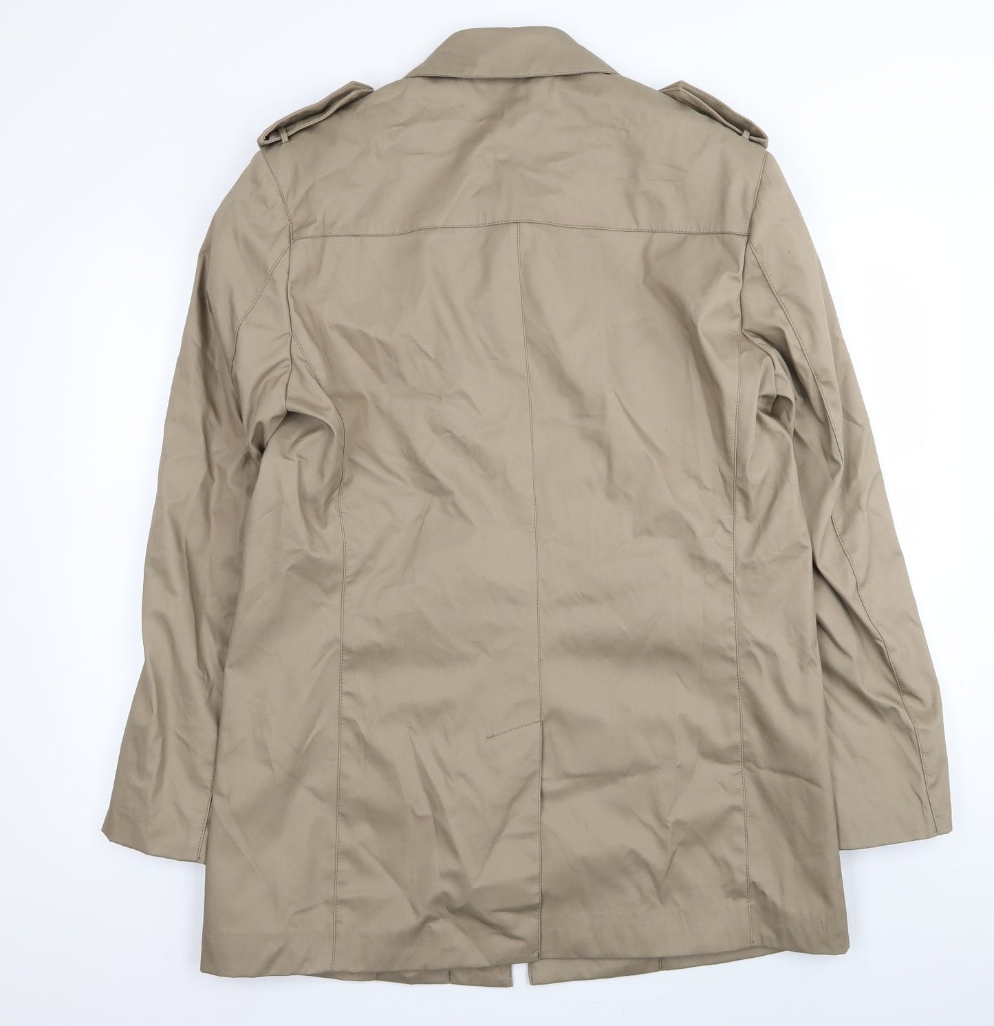 Blazer Womens Beige   Overcoat Coat Size M