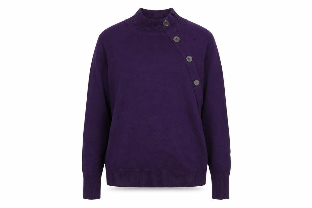 M&Co Womens Purple   Pullover Jumper Size 12
