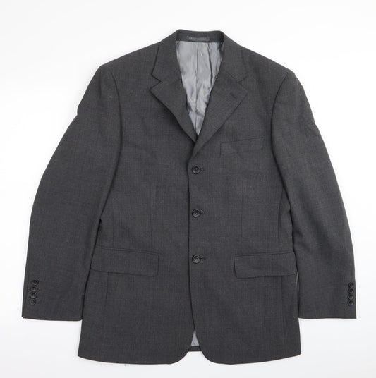 greenwoods Mens Grey   Jacket Blazer Size 38