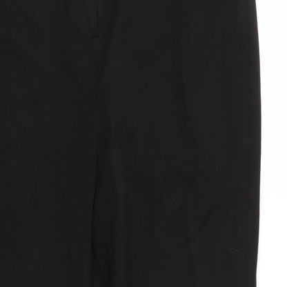 Country Casuals Womens Black Trousers Size 10 L30 in